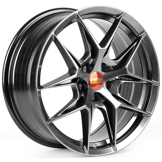 Литые диски 82484 BBS XF016 17 J7.5 ET35 5x108 73.1 серебро тёмное: Фото 4