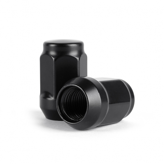 Гайка 20233 ATVL N008 конус 14X1,5 35mm чёрный матовый HEX 19: Фото 1