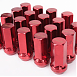 Комплект гаек 20104 PMU N086 конус 12x1,25 45mm красный HEX 17