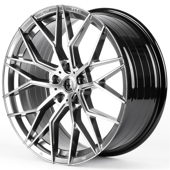 Литые диски 82408 HRE XF201 19 J8.5 ET35 5x112 66.56 серебро тёмное: Фото 5