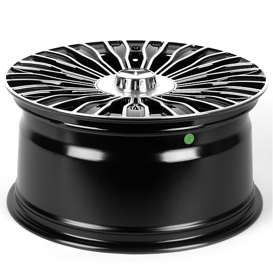 Литые диски 81876 Mercedes-Benz IVF-3152-DS362 20 J9.5 ET38 5x112 66.5 чёрный глянцевый + полированн: Фото 7
