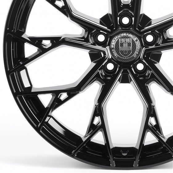Литые диски 81601 HRE 2754-SF085 19 J8.5 ET28 5x120 72.6 чёрный глянцевый: Фото 2
