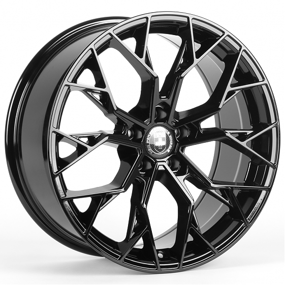 Литые диски 81601 HRE 2754-SF085 19 J8.5 ET28 5x120 72.6 чёрный глянцевый: Фото 4