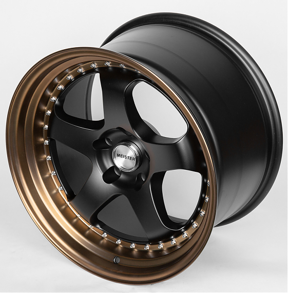 Литые диски 80281 Work JS1091-DS196 18 J10.5 ET22 5x114.3 73.1 чёрный + бронзовый обод: Фото 5