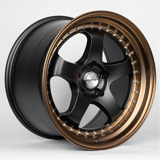 Литые диски 80281 Work JS1091-DS196 18 J10.5 ET22 5x114.3 73.1 чёрный + бронзовый обод: Фото 6