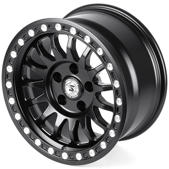Кованые диски H260327A SKILL SV980-SK290 17 J9 ET12 5x127 71.5 чёрный матовый + полированные декорат: Фото 6