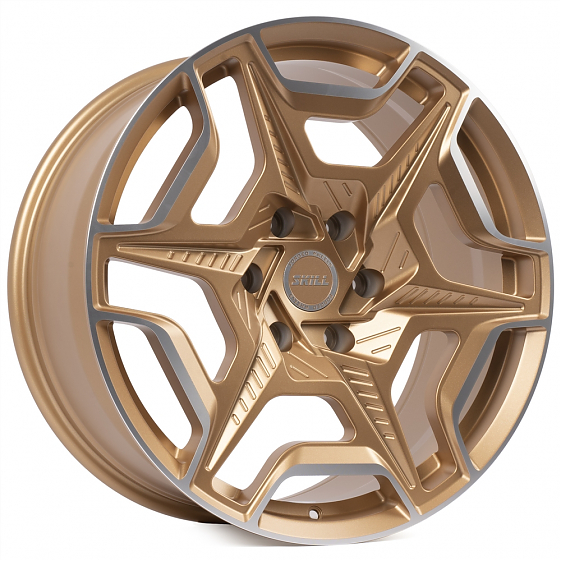 Кованые диски H250731B SKILL SV151-SB563 20 J9 ET19 6x139.7 бронза + полированные спицы: Фото 6