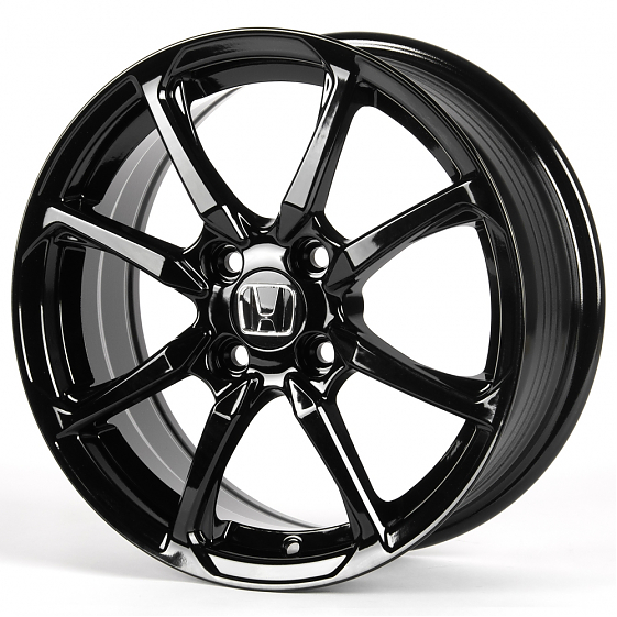 Литые диски 81984 HONDA X8011-CT456 15 J6.5 ET42 4x100 56.1 чёрный глянцевый: Фото 4