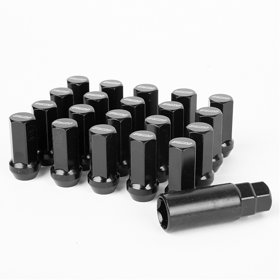 Комплект гаек 20027 PMU N086 конус 12x1,5 45mm чёрный HEX 17: Фото 3