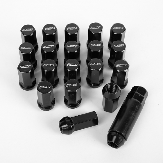 Комплект гаек 20027 PMU N086 конус 12x1,5 45mm чёрный HEX 17: Фото 4