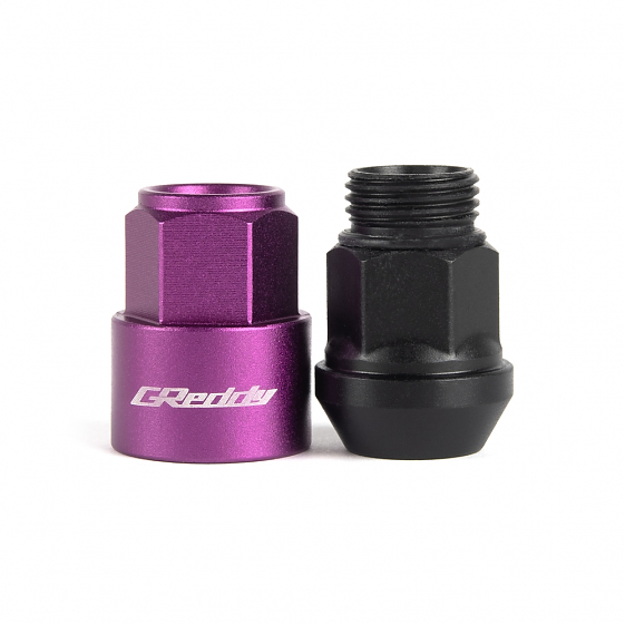Комплект гаек 20190 Greddy M17 PRO конус 12x1,25 43.5mm фиолетовый HEX 19: Фото 3