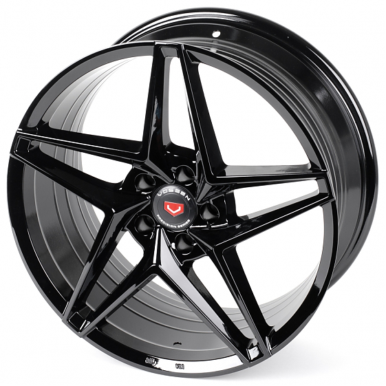 Литые диски 80814 Vossen BX01-DS191 18 J8 ET35 5x108 73.1 чёрный глянцевый: Фото 6