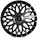 Кованые диски H240921C SKILL SV667-CS442 22 J9 ET50 6x139.7 95.1 чёрный глянцевый + полированные спи