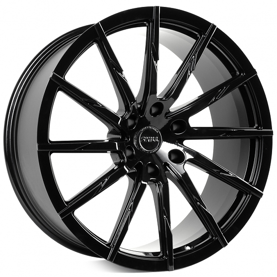 Кованые диски H240914A SKILL SV179-SV179 22 J9 ET0 6x139.7 95.1 чёрный глянцевый: Фото 6