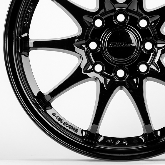 Литые диски 80360 Rays WT290-DS163 15 J7 ET35 4x100/4x114.3 73.1 чёрный: Фото 2