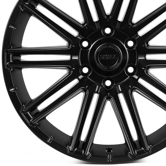 Кованые диски H240731E SKILL SV912-SV308 20 J10 ET0 6x139.7 77.8 чёрный матовый: Фото 2