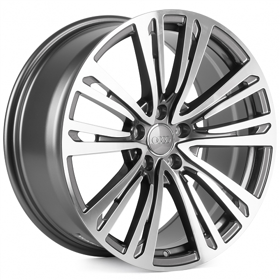 Кованые диски 0923-36 PTRACING FG463X-SK317 19 J8.5 ET28 5x112 66.45 графит + полированные спицы: Фото 4