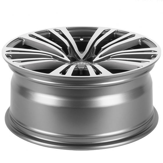 Кованые диски 0923-36 PTRACING FG463X-SK317 19 J8.5 ET28 5x112 66.45 графит + полированные спицы: Фото 7