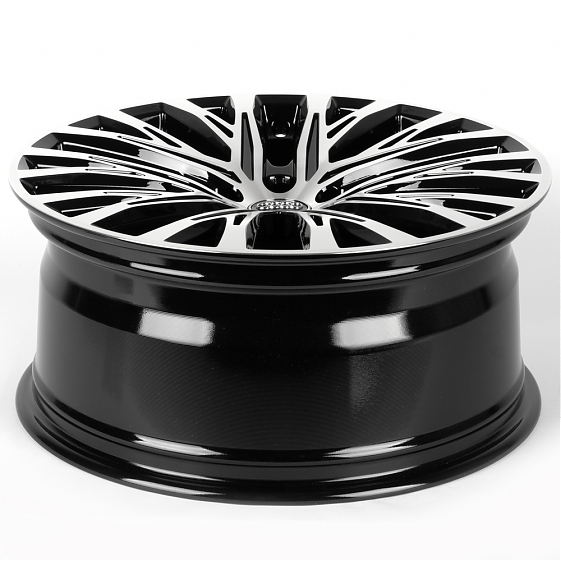 Литые диски 81843 Audi IVF-3051-CT508 19 J8.5 ET30 5x112 66.45 чёрный глянцевый + полированные спицы: Фото 7