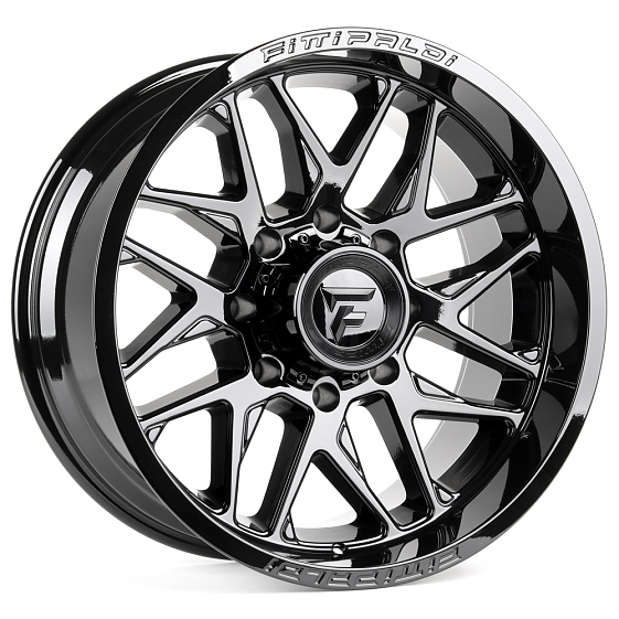 Литые диски 81285 Fittipaldi FA19B-CT381 20 J10 ET-19 8x180 124.3 чёрный глянцевый: Фото 4