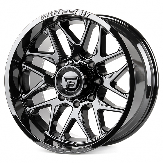 Литые диски 81285 Fittipaldi FA19B-CT381 20 J10 ET-19 8x180 124.3 чёрный глянцевый: Фото 5
