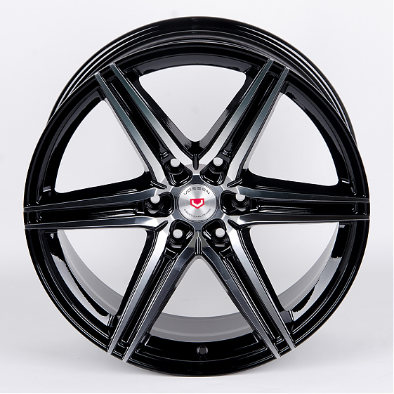 Литые диски 80874 Vossen 6985X-CS267 20 J9 ET18 6x139.7 106.1 чёрный + полированные спицы: Фото 2
