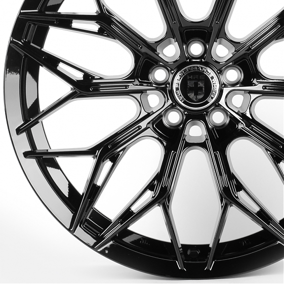 Литые диски 81630 HRE FC6006-CT492 18 J8 ET35 5x108 73.1 чёрный глянцевый: Фото 2