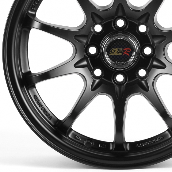 Литые диски 81582 Rays 1857-CT457 15 J7 ET30 4x100/4x114.3 73.1 чёрный матовый: Фото 2