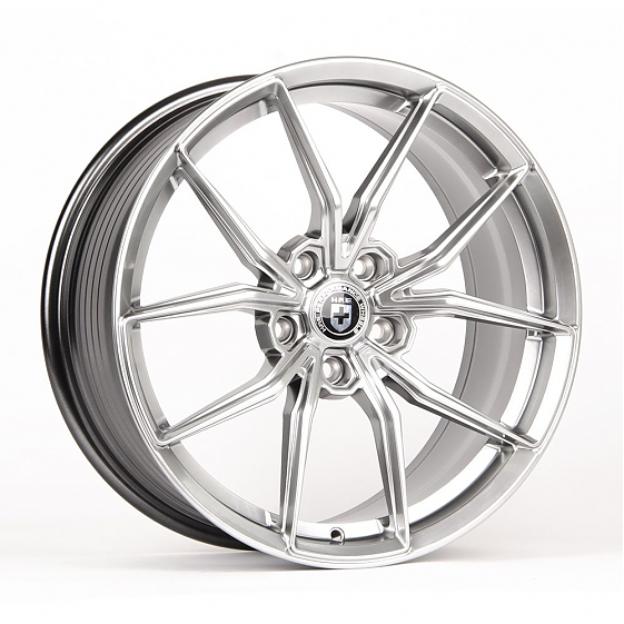 Литые диски 80639 HRE LK027-FG441 18 J8 ET35 5x114.3 73.1 серебро тёмное: Фото 4