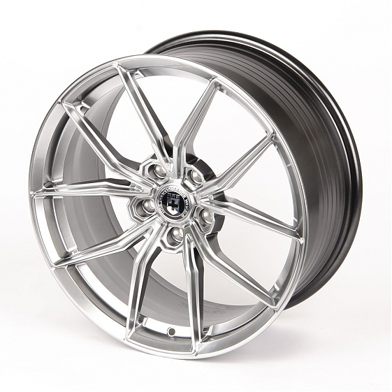 Литые диски 80639 HRE LK027-FG441 18 J8 ET35 5x114.3 73.1 серебро тёмное: Фото 6