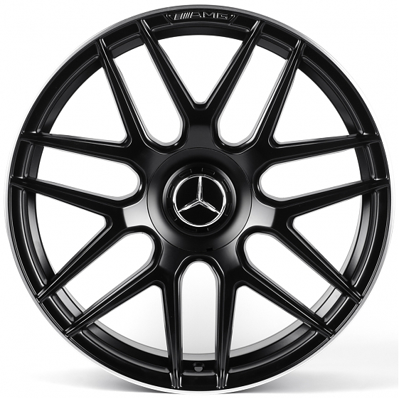 Литые диски 82054 Mercedes-Benz IVF-933-CT523 20 J8.5 ET38 5x112 66.45 чёрный матовый + полированный: Фото 1