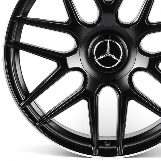 Литые диски 82054 Mercedes-Benz IVF-933-CT523 20 J8.5 ET38 5x112 66.45 чёрный матовый + полированный: Фото 2