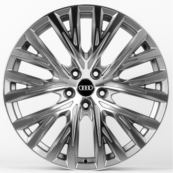Литые диски 80431 Audi FBX046-9-DS204 19 J8.5 ET30 5x112 66.5 графит + полированные спицы: Фото 1