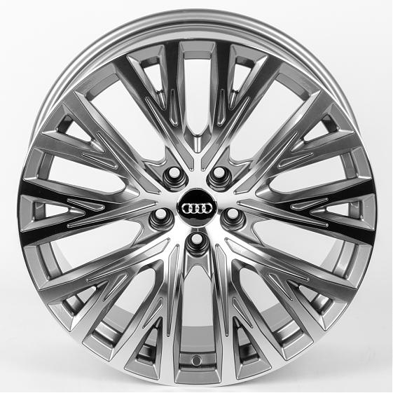 Литые диски 80431 Audi FBX046-9-DS204 19 J8.5 ET30 5x112 66.5 графит + полированные спицы: Фото 3
