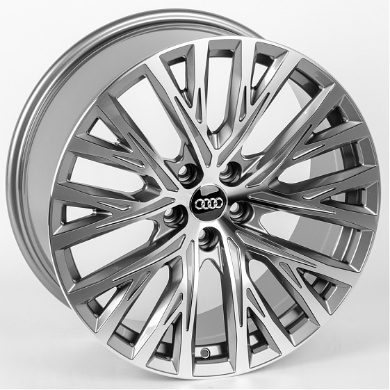 Литые диски 80431 Audi FBX046-9-DS204 19 J8.5 ET30 5x112 66.5 графит + полированные спицы: Фото 5