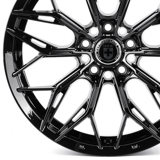 Литые диски 82418 HRE XF209 17 J7.5 ET35 5x108 73.1 чёрный глянцевый: Фото 2
