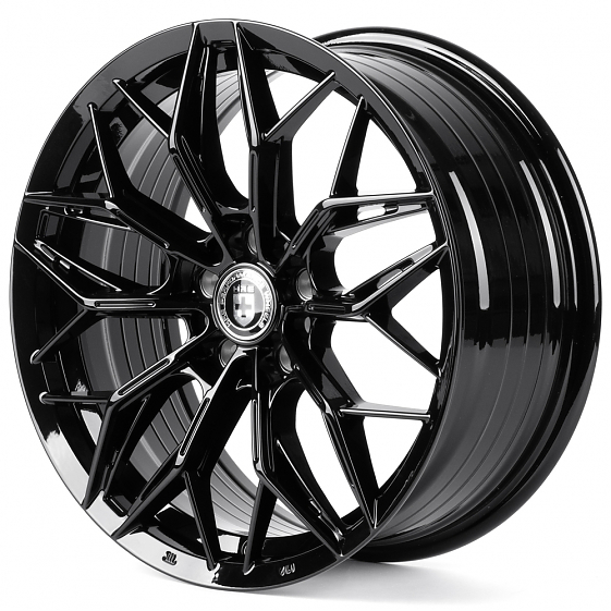 Литые диски 82418 HRE XF209 17 J7.5 ET35 5x108 73.1 чёрный глянцевый: Фото 5