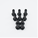 Болт 20127 сфера 14X1,5 чёрный HEX 17 27 мм