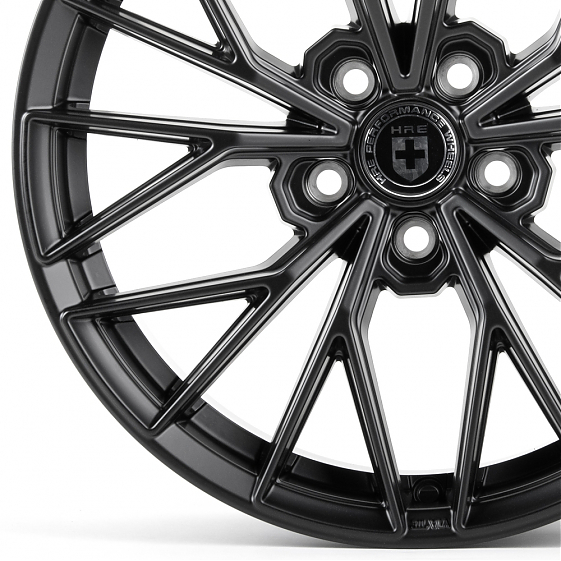 Литые диски 81177 HRE ZXDF0-DS182 17 J7.5 ET35 5x120 72.6 чёрный матовый: Фото 2