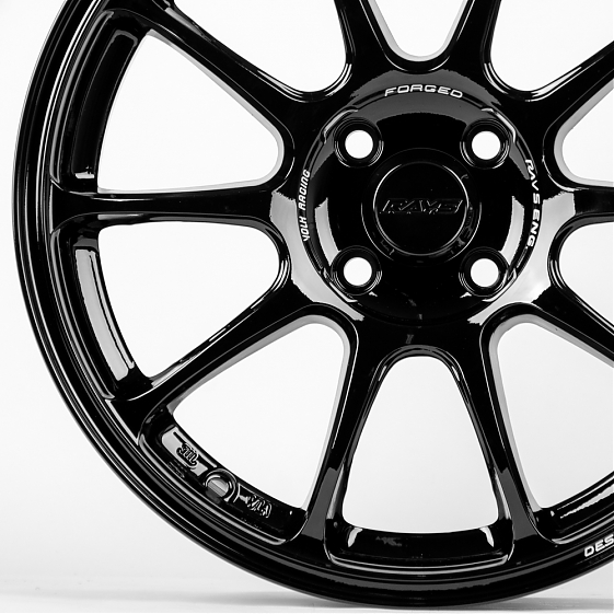 Литые диски 80364 Rays 1136D-DS172 16 J7 ET38 4x100 73.1 чёрный: Фото 2