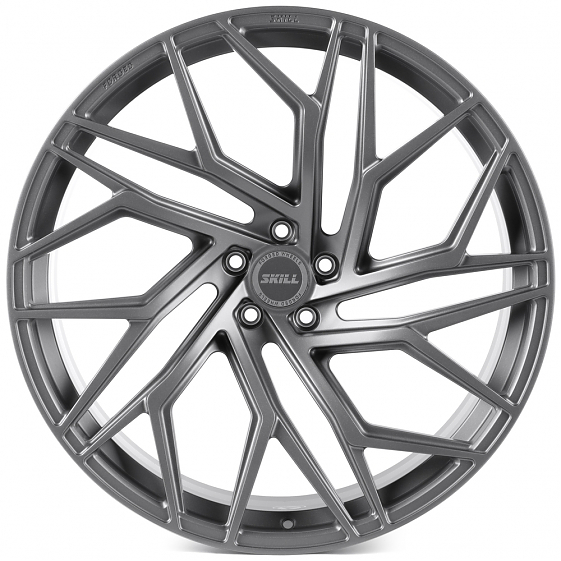 Кованые диски H241020Q SKILL SL433-SL107 23 J10.5 ET15 5x112 66.5 графит матовый: Фото 1