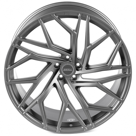 Кованые диски H241020Q SKILL SL433-SL107 23 J10.5 ET15 5x112 66.5 графит матовый: Фото 3
