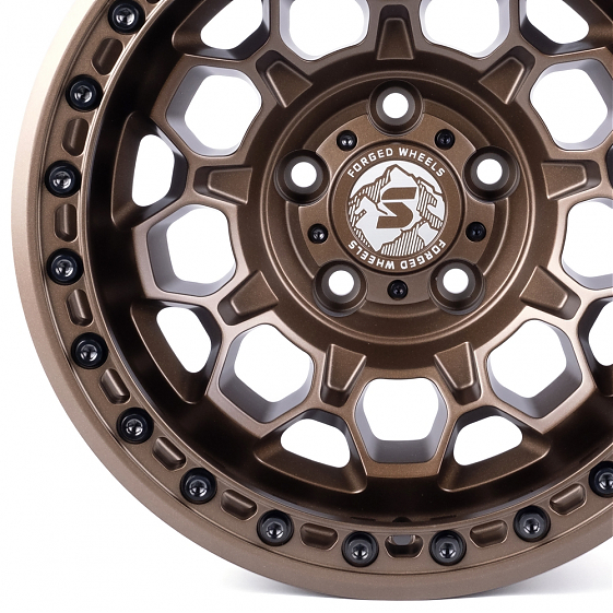 Кованые диски H260115Z SKILL SB024-SL178 17 J9 ET-12 5x127 71.5 бронза матовая: Фото 2