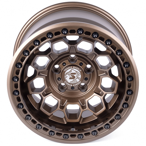 Кованые диски H260115Z SKILL SB024-SL178 17 J9 ET-12 5x127 71.5 бронза матовая: Фото 3