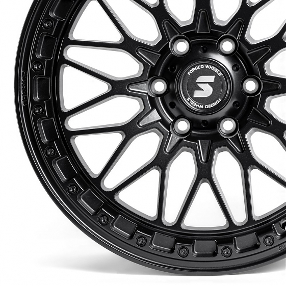 Кованые диски H231014H SKILL SV222-CT379 20 J9 ET19 6x139.7 106.1 черный матовый: Фото 5