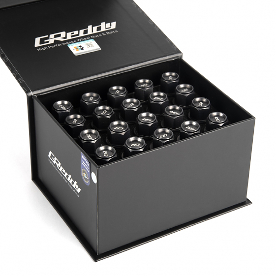 Комплект гаек 20184 Greddy M17 PRO конус 12x1,5 43.5mm серебро тёмное HEX 19: Фото 5