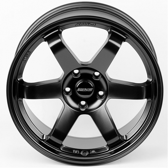 Литые диски 80598 Rays E500-CS243 18 J8.5 ET35 5x114.3 73.1 чёрный матовый: Фото 3