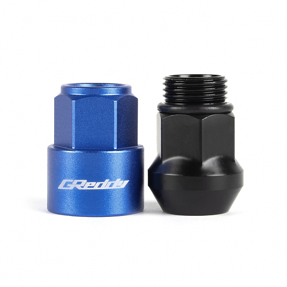 Комплект гаек 20189 Greddy M17 PRO конус 12x1,25 43.5mm синий HEX 19: Фото 3