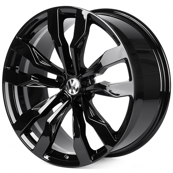 Кованые диски H250925T SKILL SL566-CS428 21 J9.5 ET31 5x112 66.6 чёрный глянцевый: Фото 5