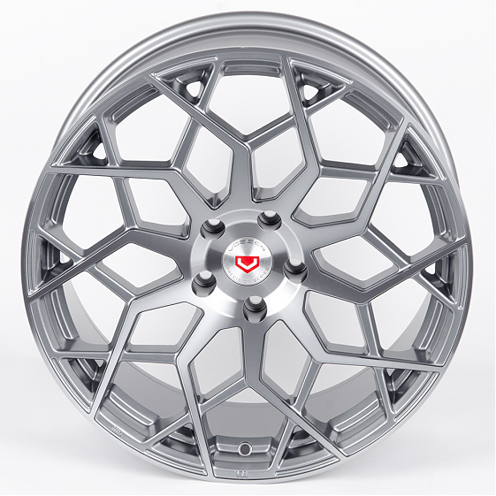 Литые диски 80817 Vossen BY01-SL051 18 J8 ET35 5x114.3 73.1 графит + полированные спицы под серым ла: Фото 2